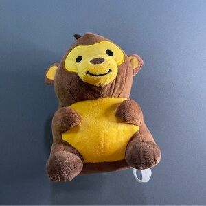 Brown and Yellow Monkey Plush Toy